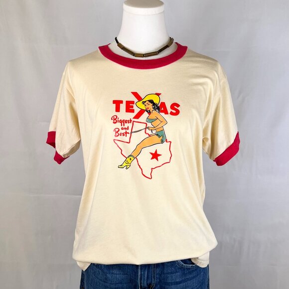 CAMP Collection Texas Biggest and Best Printed t-shirt - Picture 5 of 8